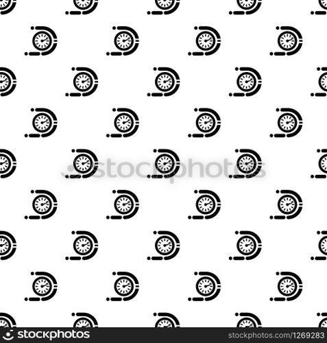 Timer pattern vector seamless repeating for any web design. Timer pattern vector seamless