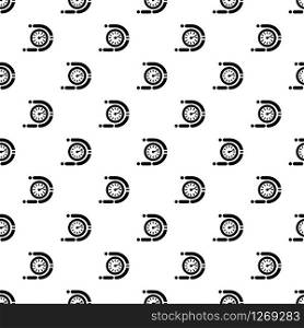 Timer pattern vector seamless repeating for any web design. Timer pattern vector seamless