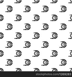Timer pattern vector seamless repeating for any web design. Timer pattern vector seamless