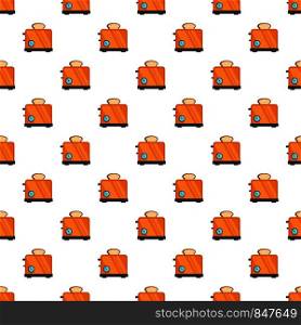 Timer toaster pattern seamless vector repeat for any web design. Timer toaster pattern seamless vector