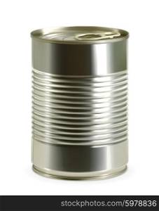 Tin can, detailed photo realistic vector