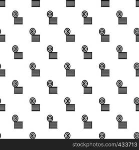 Tincan pattern seamless in simple style vector illustration. Tincan pattern vector