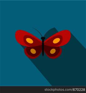 Tiny butterfly icon. Flat illustration of tiny butterfly vector icon for web. Tiny butterfly icon, flat style.