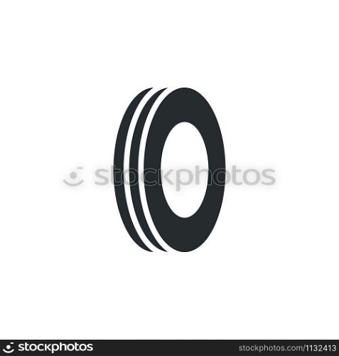 Tire icon Vector Illustration design Logo template