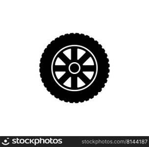 Tire icon vector logo template