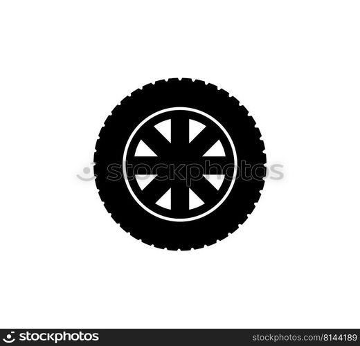 Tire icon vector logo template