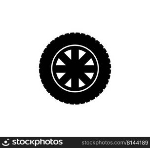 Tire icon vector logo template