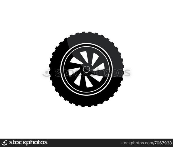 tire illustration vector template design