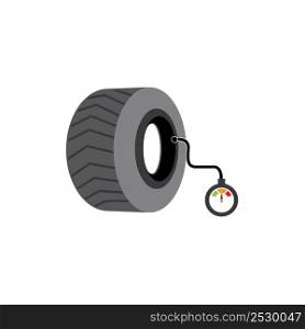 tire pressure gaug icon vector design template