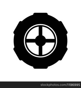 Tire , wheel car icon vector symbol design template