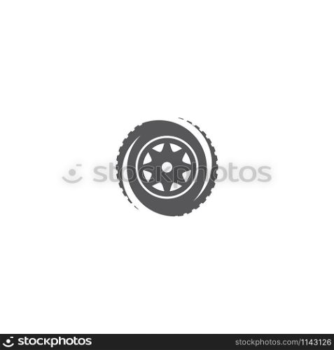 Tires illustration logo vector template