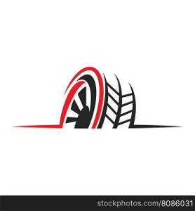 Tires logo icon design illustration
