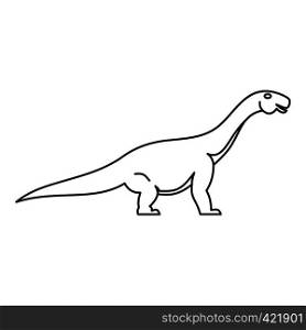 Titanosaurus icon. Outline illustration of titanosaurus vector icon for web. Titanosaurus icon, outline style