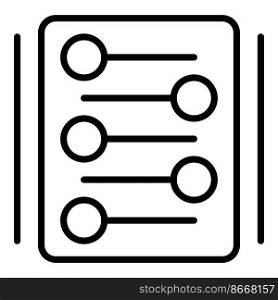 To do list icon outline vector. Work process. Project business. To do list icon outline vector. Work process