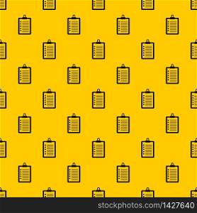 To do list pattern seamless vector repeat geometric yellow for any design. To do list pattern vector