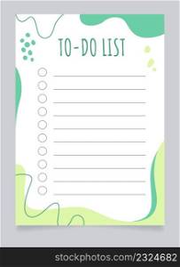 To-do list worksheet design template. Blank printable goal setting sheet. Time management s&le. Scheduling page for organizing personal tasks. Amatic SC Bold, Oxygen Regular fonts used. To-do list worksheet design template
