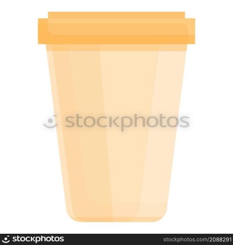To go coffee cup icon cartoon vector. Paper latter. Takeaway recycle. To go coffee cup icon cartoon vector. Paper latter