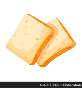 toast bread cartoon vector. slice, piece butter, sandwich toaster, bakery toast bread vector illustration. toast bread cartoon vector illustration