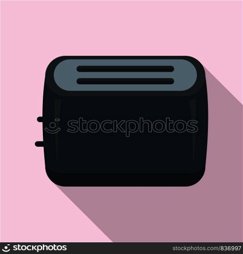 Toaster icon. Flat illustration of toaster vector icon for web design. Toaster icon, flat style