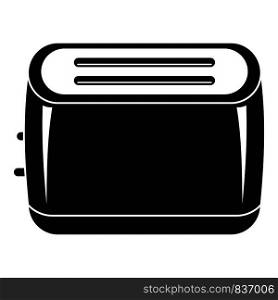 Toaster icon. Simple illustration of toaster vector icon for web design isolated on white background. Toaster icon, simple style