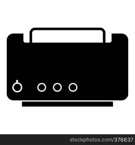 Toaster icon. Simple illustration of toaster vector icon for web. Toaster icon, simple style