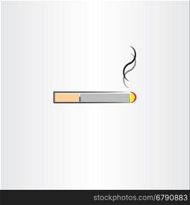 tobacco cigarette vector icon symbol label