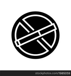 tobacco cigarettes addiction glyph icon vector. tobacco cigarettes addiction sign. isolated contour symbol black illustration. tobacco cigarettes addiction glyph icon vector illustration