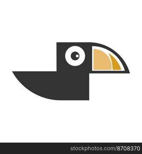 Toco Toucan logo icon design illustration vector
