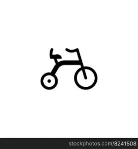 toddler bike icon vector design templates white on background