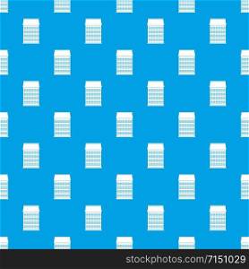 Toen house pattern vector seamless blue repeat for any use. Town house pattern vector seamless blue