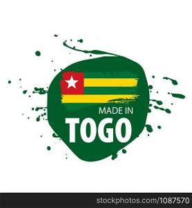 togo flag, vector illustration on a white background. togo flag, vector illustration on a white background.