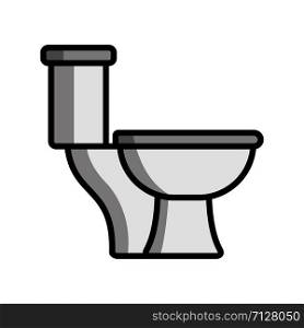 toilet - bathroom icon vector design template