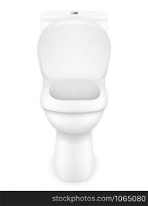toilet bowl vector illustration isolated on white background