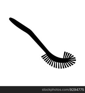 Toilet brush icon,logo illustration design template.