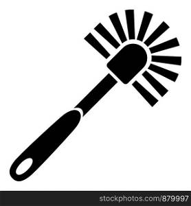 Toilet brush icon. Simple illustration of toilet brush vector icon for web. Toilet brush icon, simple style
