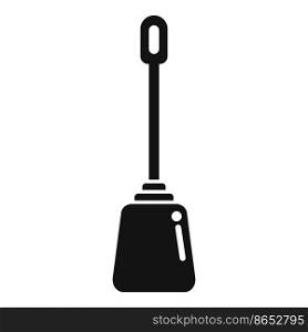 Toilet brush icon simple vector. Water sewer. Drain industry. Toilet brush icon simple vector. Water sewer