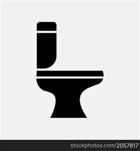 toilet icon solid style
