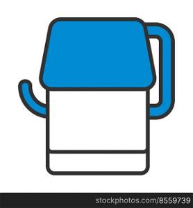 Toilet Paper Icon. Editable Bold Outline With Color Fill Design. Vector Illustration.