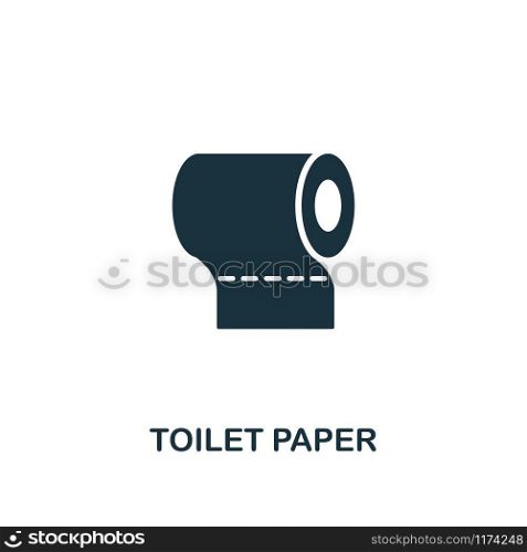 Toilet Paper icon. Premium style design from hygiene collection. Pixel perfect toilet paper icon for web design, apps, software, printing usage.. Toilet Paper icon. Premium style design from hygiene icons collection. Pixel perfect Toilet Paper icon for web design, apps, software, print usage