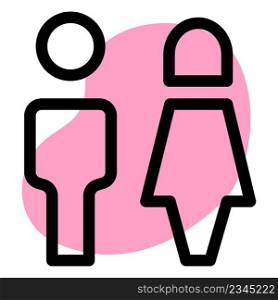 Toilet section for boys and girls are separated