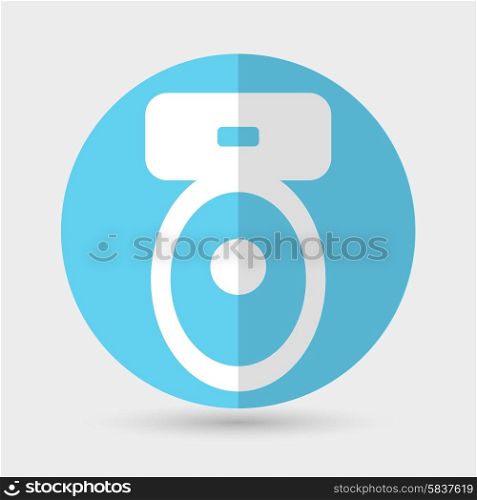 Toilet symbol,vector