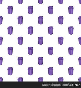 Toilet trash pattern. Cartoon illustration of toilet trash vector pattern for web. Toilet trash pattern, cartoon style