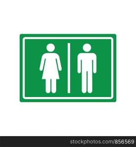 toilet - wc - restroom - gender sign vector