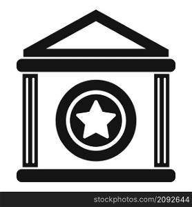Token bank icon simple vector. Money blockchain. Bank reward. Token bank icon simple vector. Money blockchain