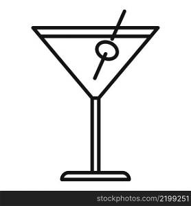 Tomato cocktail icon outline vector. Juice drink. Glass beverage. Tomato cocktail icon outline vector. Juice drink