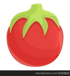 Tomato icon cartoon vector. Red vegetable. Fresh plant. Tomato icon cartoon vector. Red vegetable