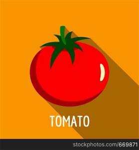 Tomato icon. Flat illustration of tomato vector icon for web. Tomato icon, flat style.