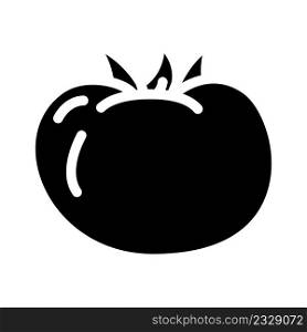 tomato ve≥tab≤glyph icon vector. tomato ve≥tab≤sign. isolated contour symbol black illustration. tomato ve≥tab≤glyph icon vector illustration