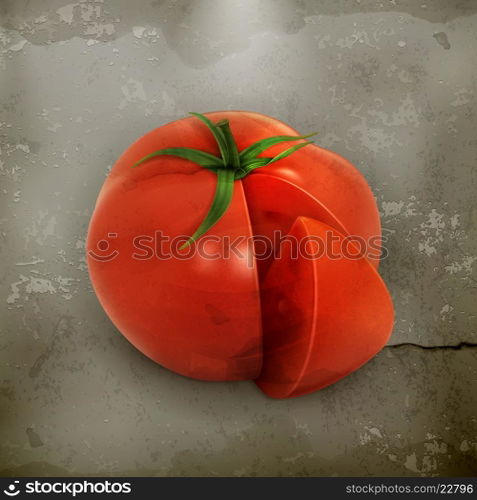 Tomato, vector