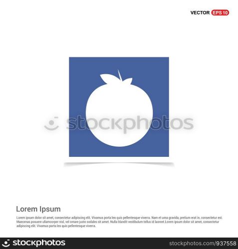 Tomato vegetable icon - Blue photo Frame